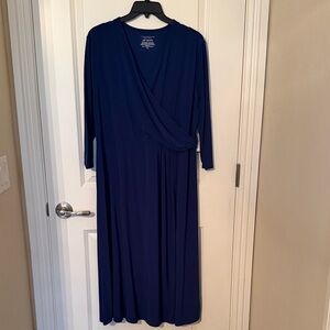 Investments Deep Blue Long Sleeve Dress